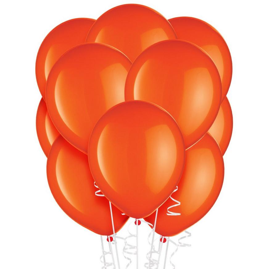 72ct, 12in, Orange Balloons