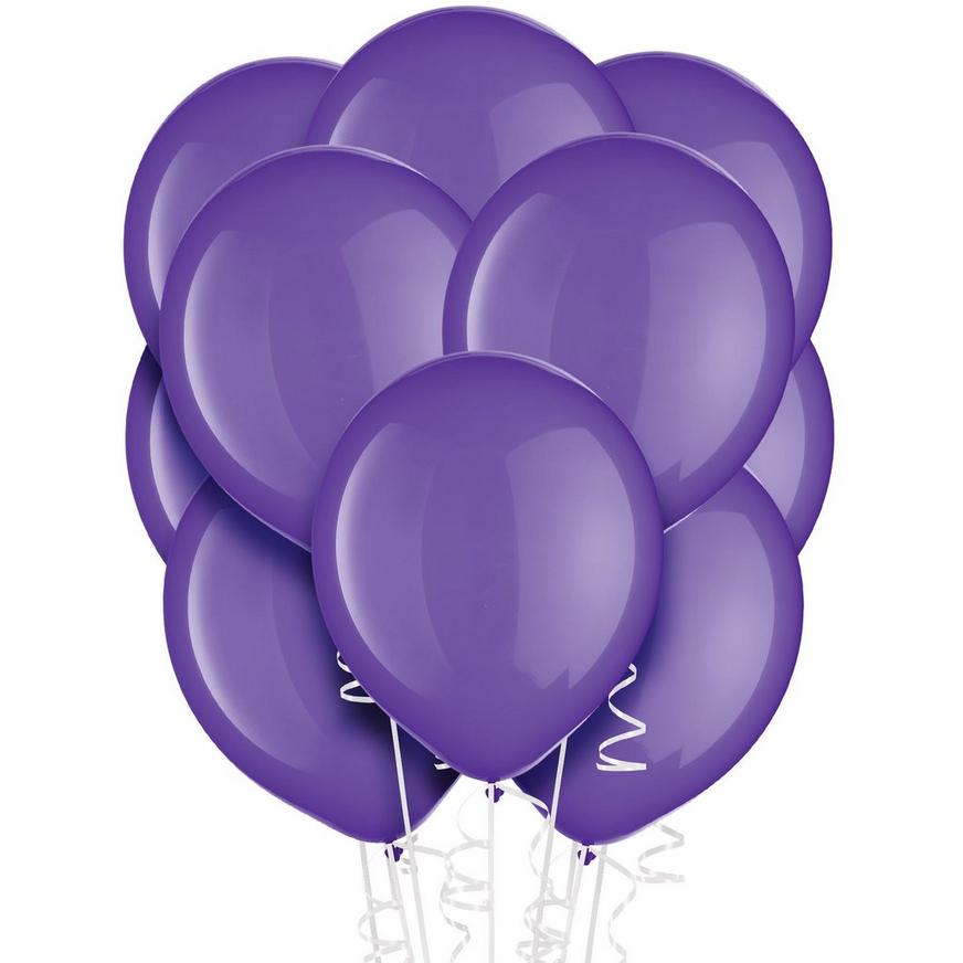 72ct, 12in, Purple Balloons