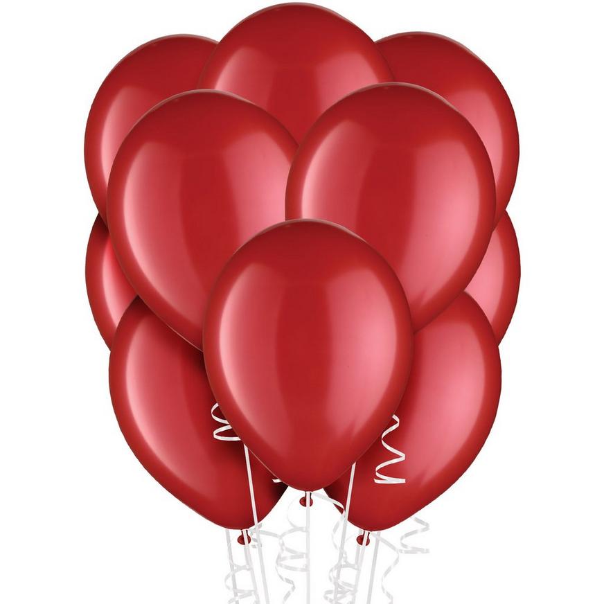 72ct, 12in, Red Pearl Balloons