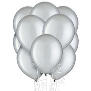 72ct, 12in, Silver Pearl Balloons