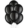 15ct, 12in, Black Balloons