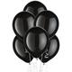 15ct, 12in, Black Balloons