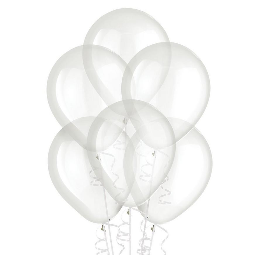 10" Large Clear Balloons Helium High Quality Party Birthday Wedding Ballons  NEW 