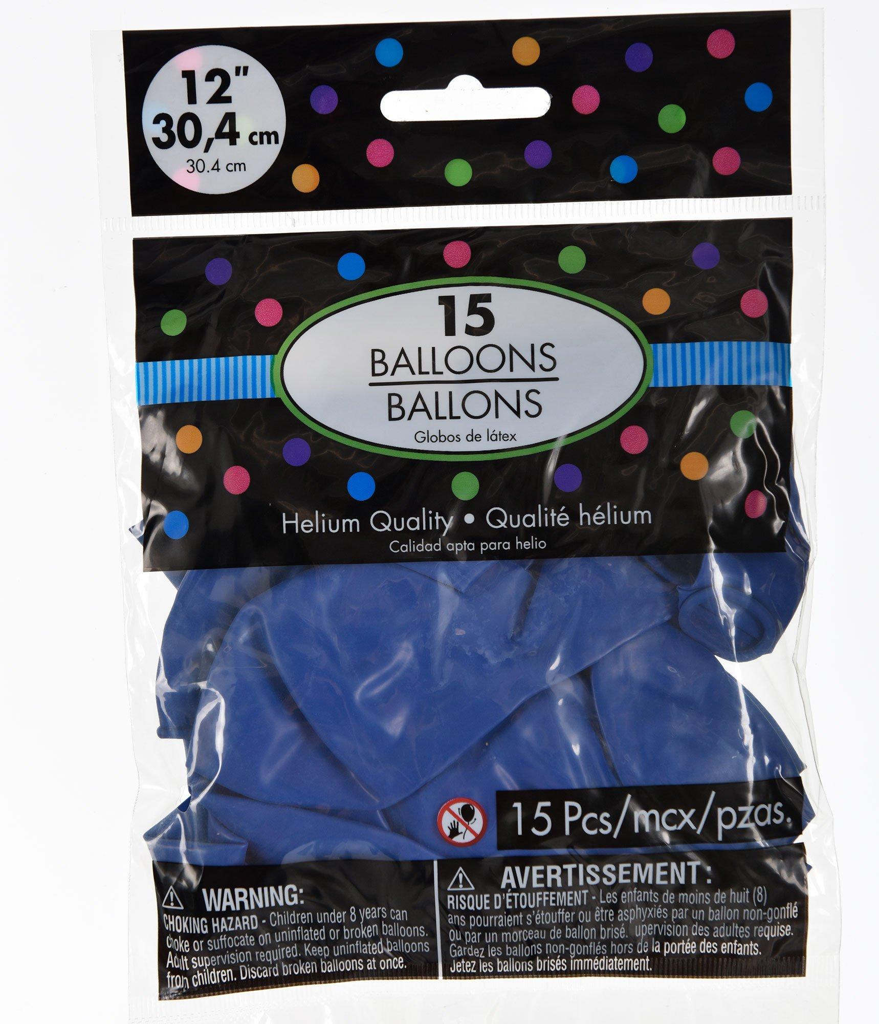15ct, 12in, Royal Blue Balloons