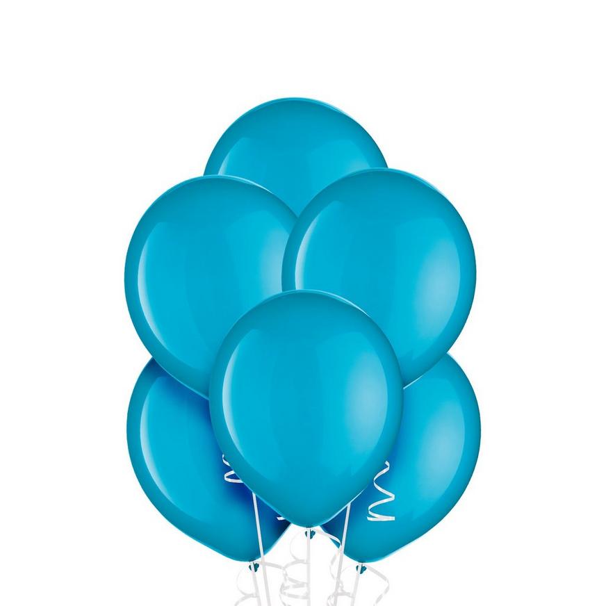20ct, 9in, Caribbean Blue Balloons