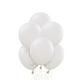 20ct, 9in, White Balloons