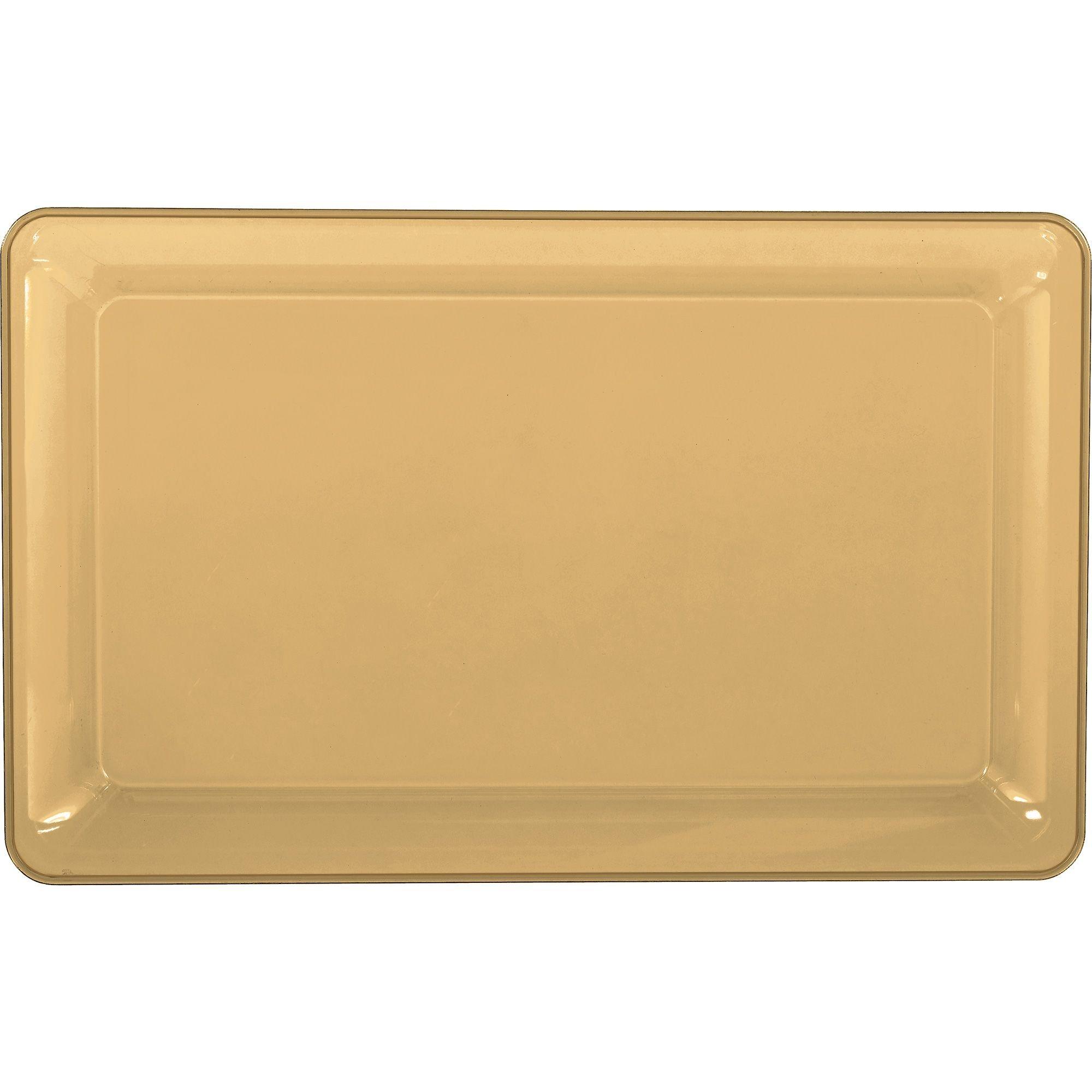 Mini Gold/Silver Plastic Trays