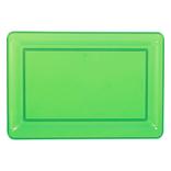 Kiwi Green Plastic Rectangular Platter