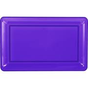 Purple Plastic Rectangular Platter