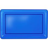 Royal Blue Plastic Rectangular Platter