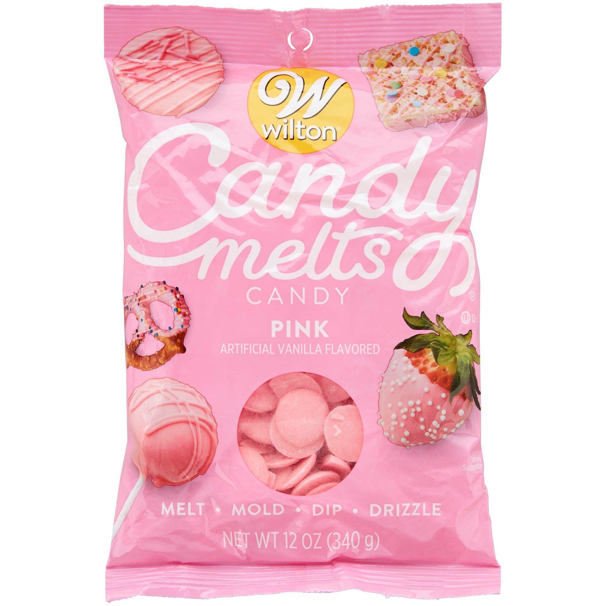 Pink Candy Melts 12oz | Party City