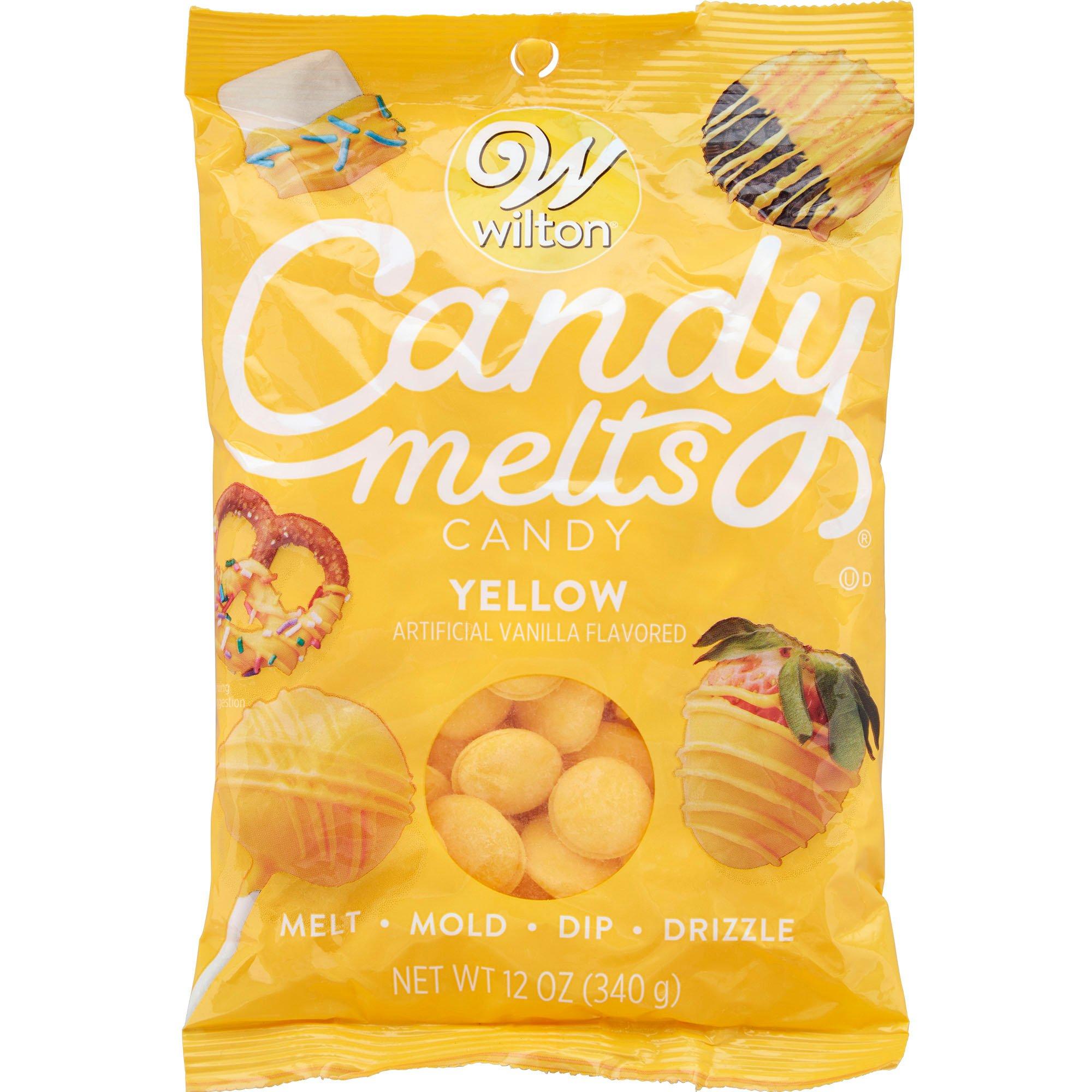 Yellow Candy Melts 12oz | Party City