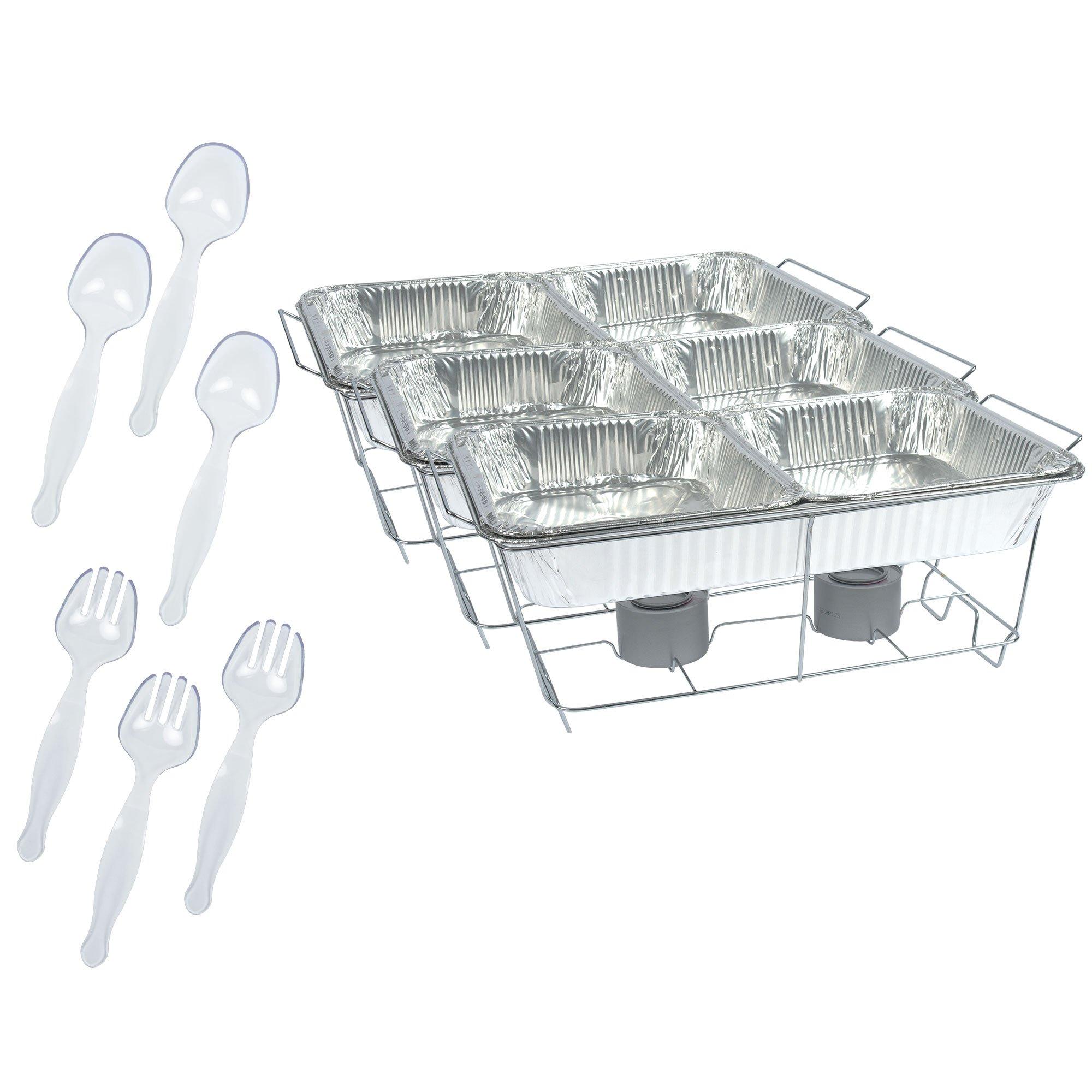  3 Pack of Disposable Foil Pan Holders, Party Set