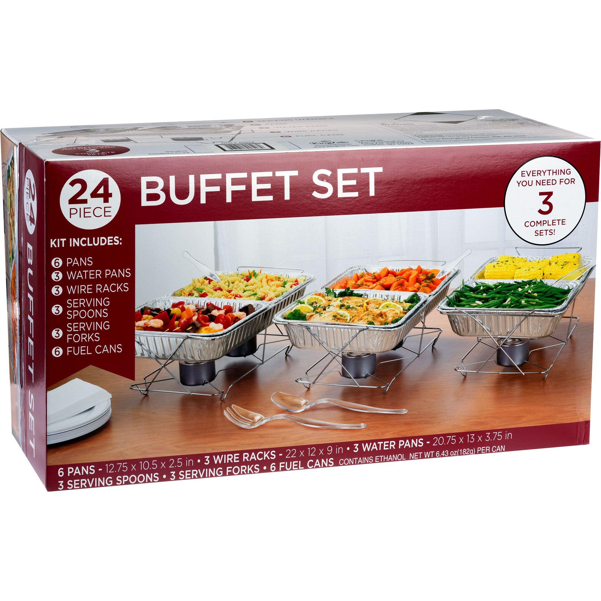 Chafing Dish Buffet Set 24pc