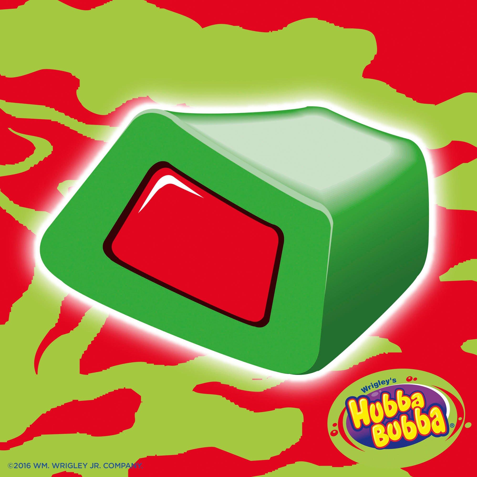 Hubba Bubba Max Strawberry Watermelon Bubble Gum Pack, 5pc