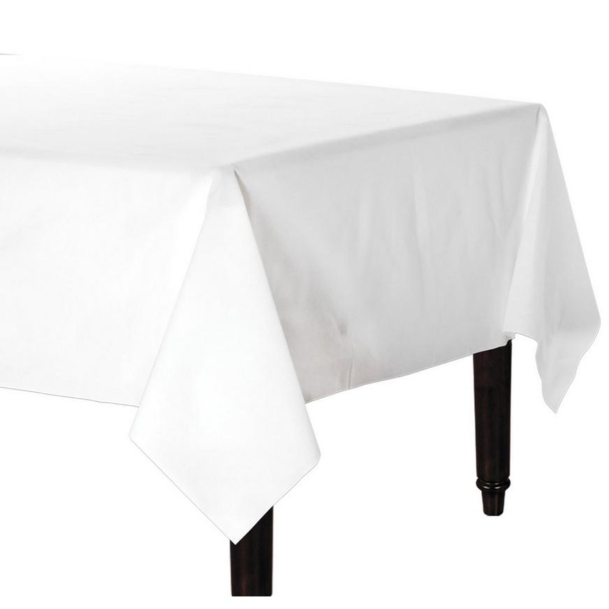 White Premium Paper Table Cover