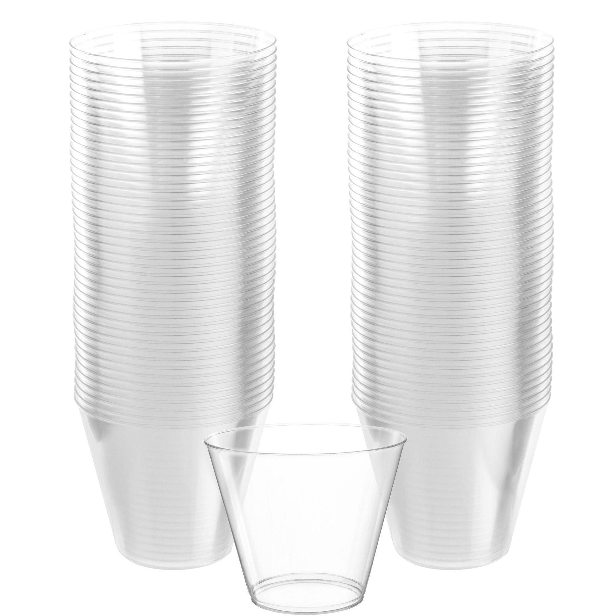 9 Ounce Clear Plastic Cups