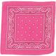 Pink Paisley Bandana, 20in x 20in
