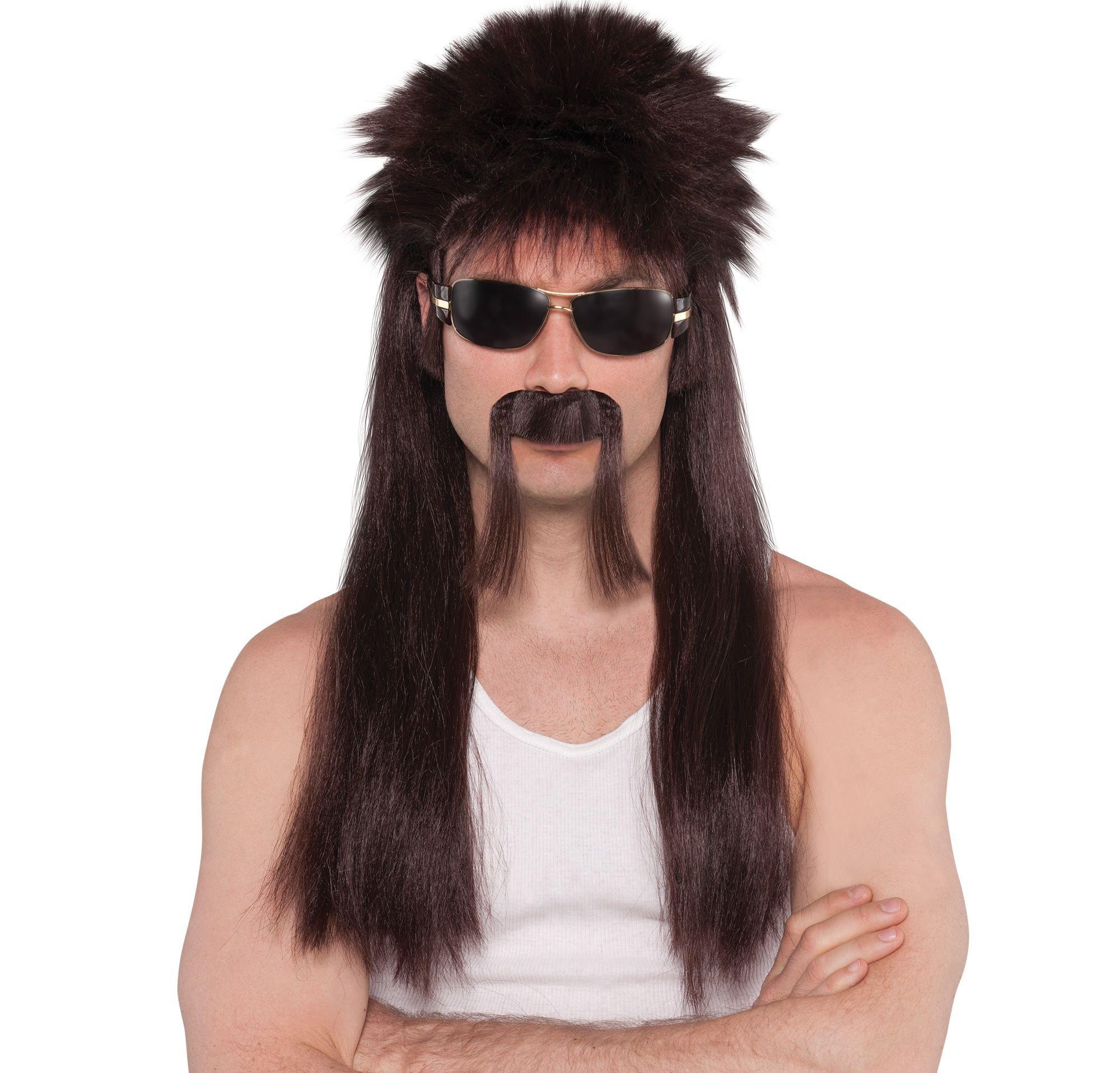 Mullet wig outlet hat