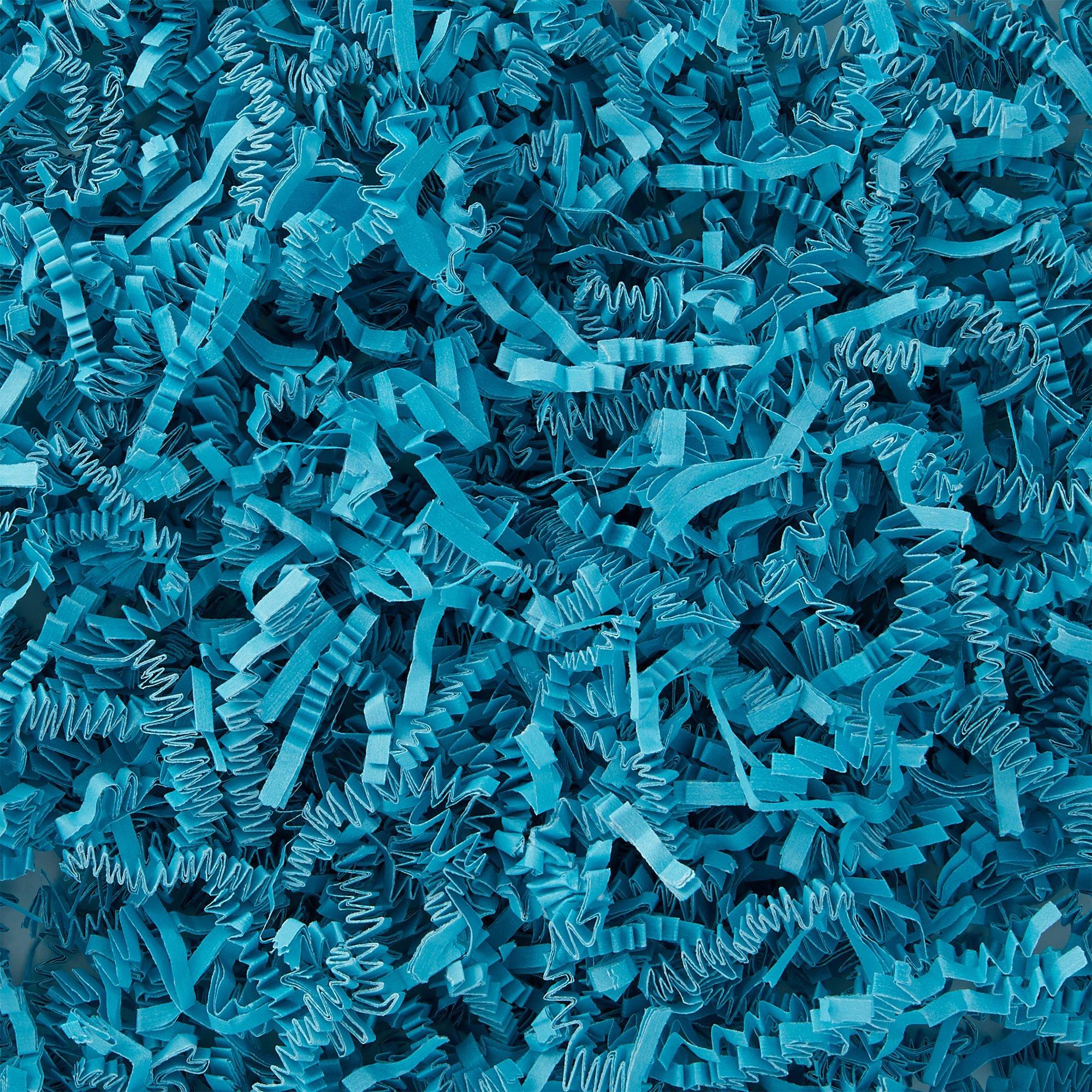 Blue Crinkle Paper Shreds