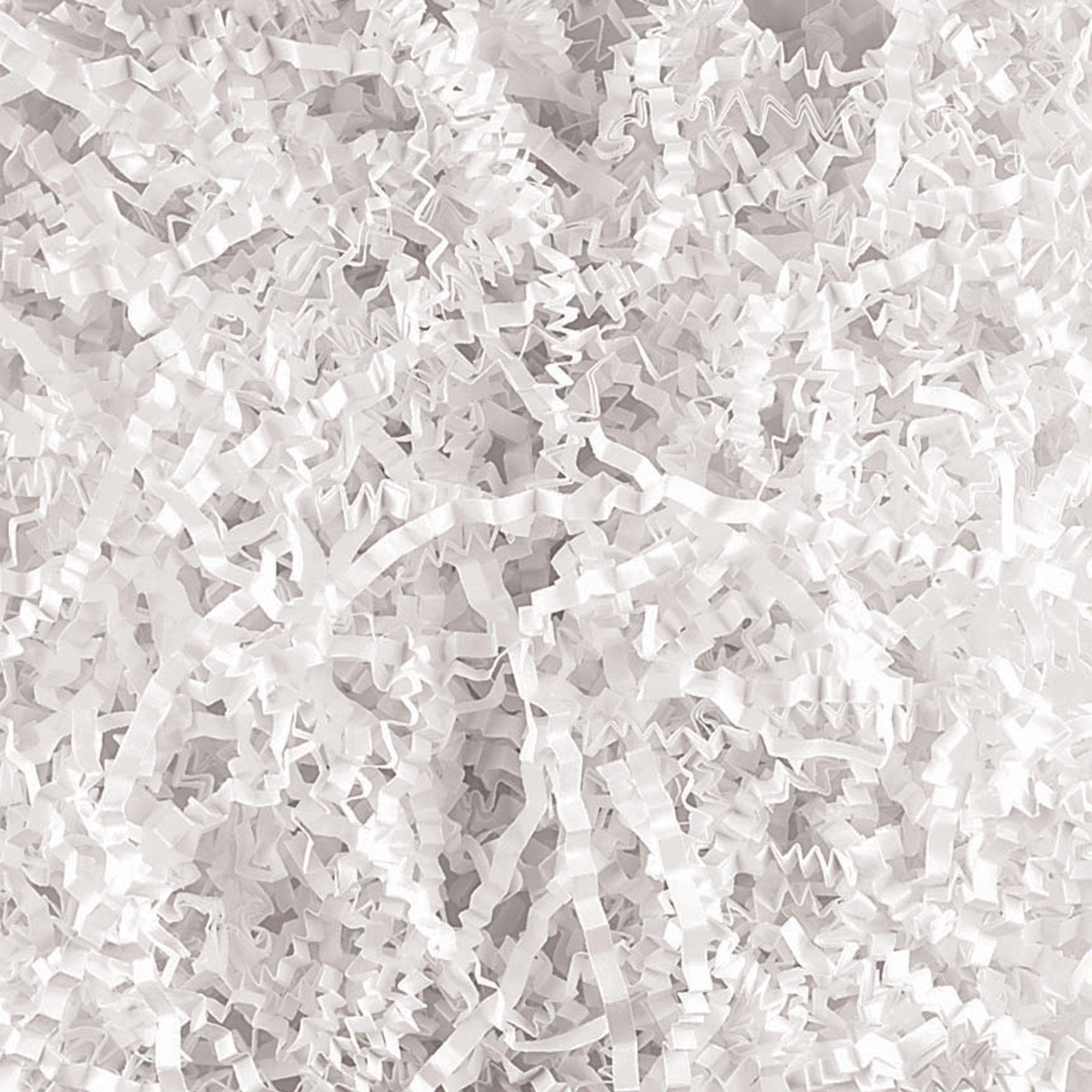 White Crinkle Paper Shreds