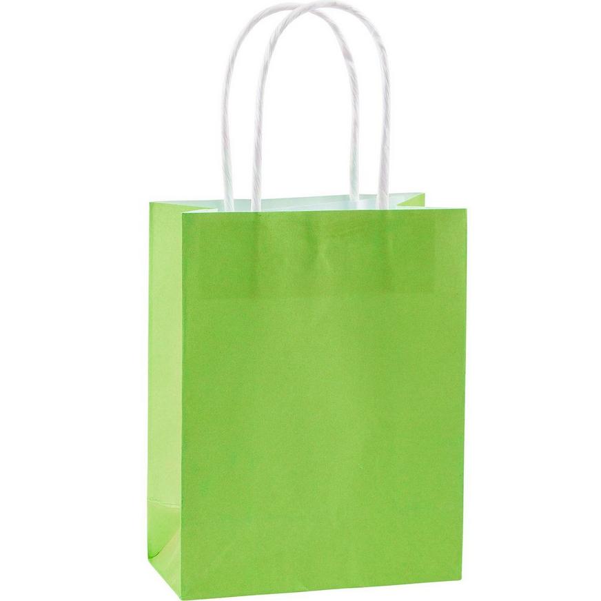 10 Colors Kraft party Paper Carrier Bag Wedding Treat with handle gift loot bags 