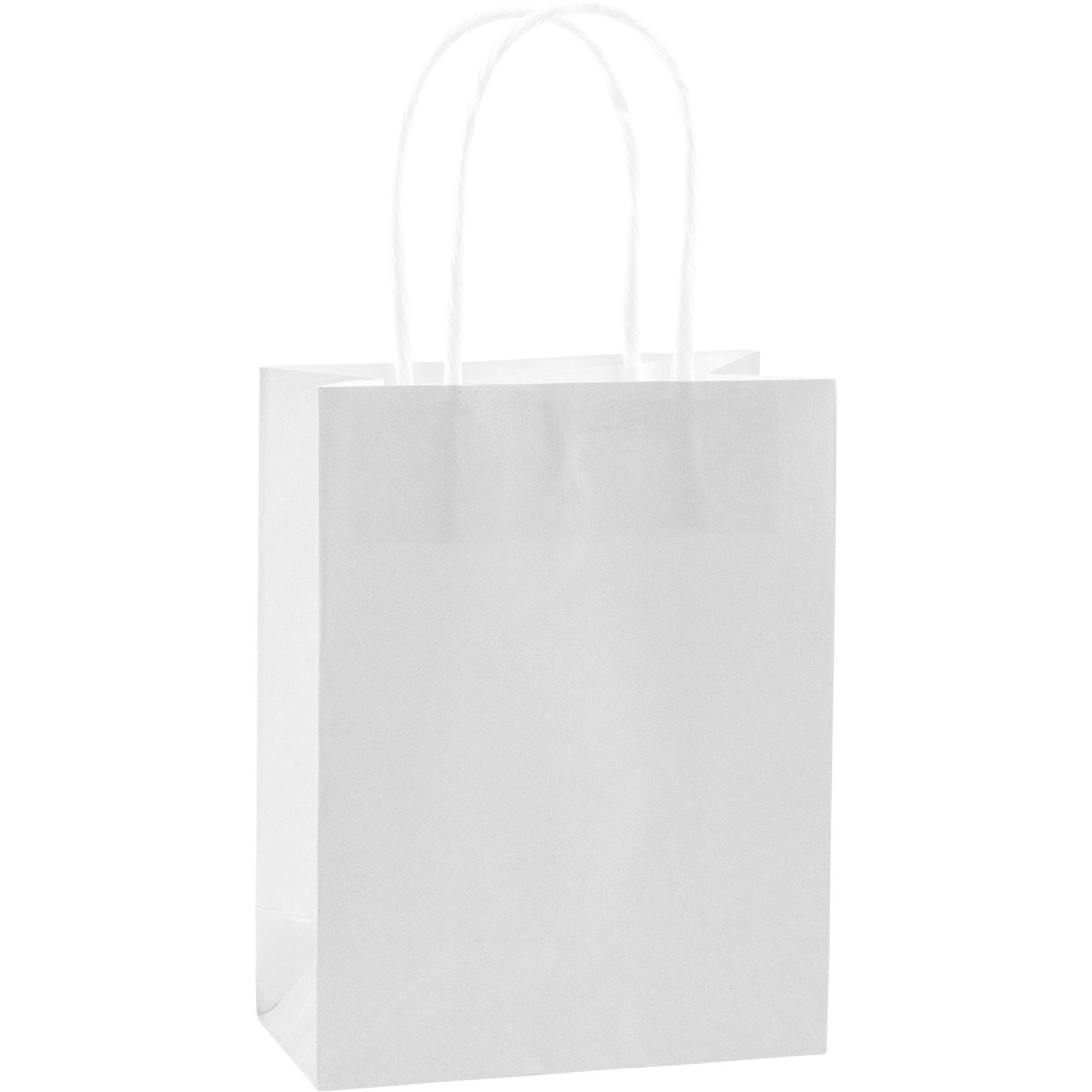 Medium White Kraft Bags 10ct Party City