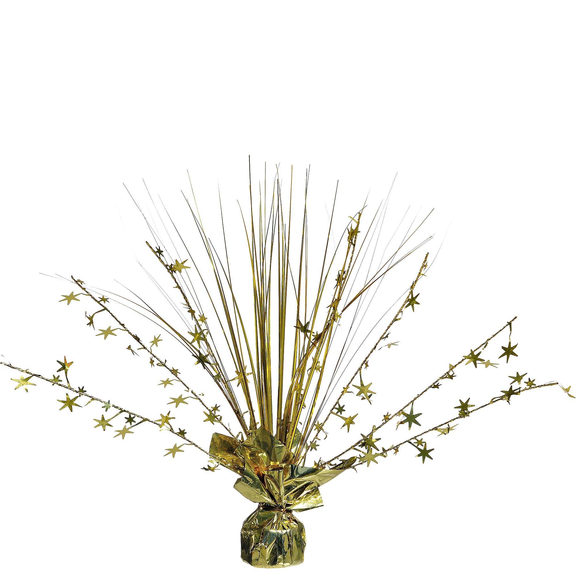 Gold Spray Centerpiece 12in Party City