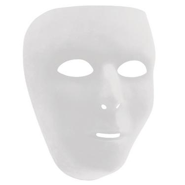 White Face Mask 7in x 7in