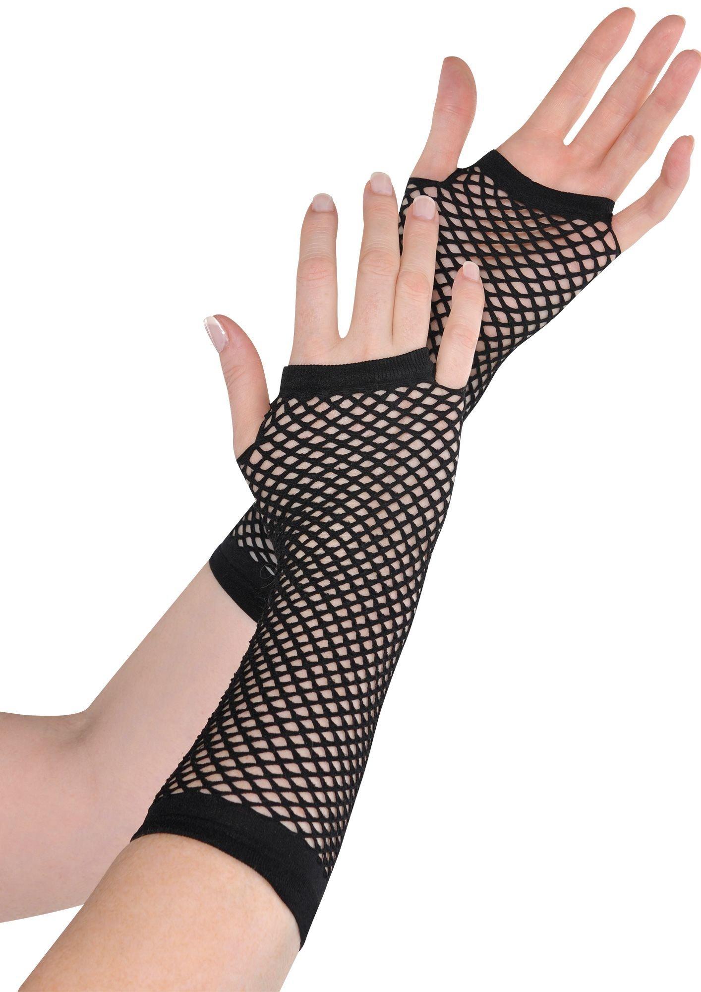 Long Fishnet Gloves Deluxe