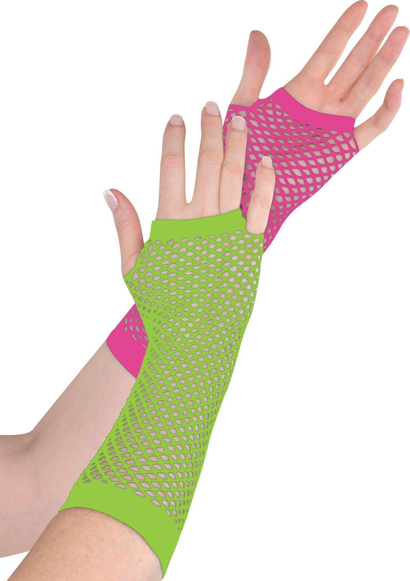 Long Fishnet Gloves Deluxe
