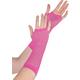 Long Pink Fishnet Gloves Deluxe