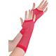 Long Red Fishnet Gloves Deluxe