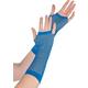 Long Blue Fishnet Gloves Deluxe