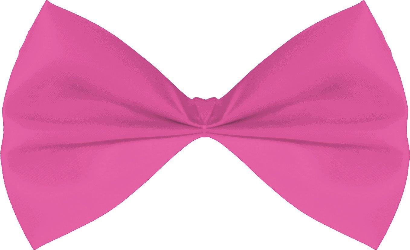 Hot Pink Basic Pre-Tied Bow Tie