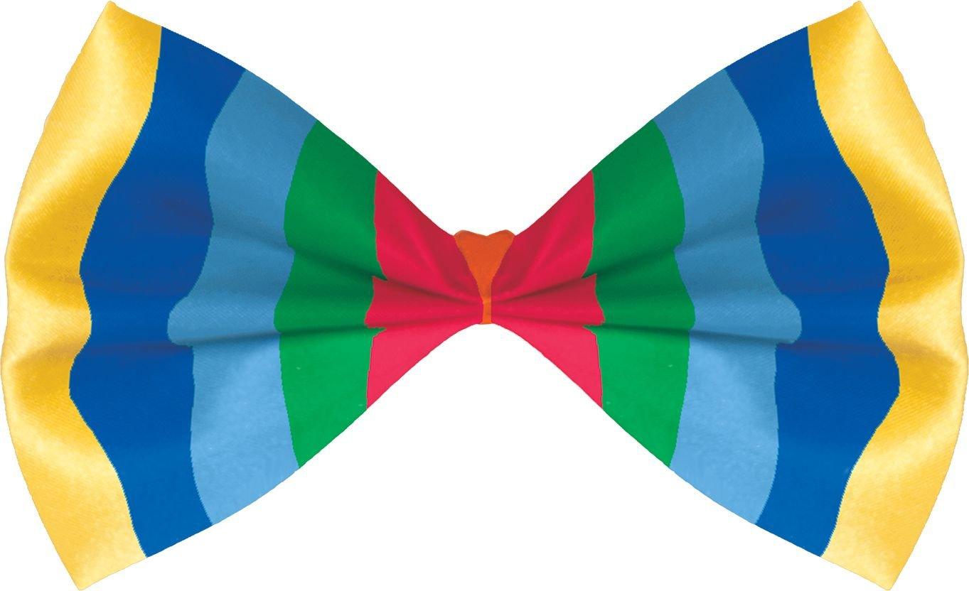 Rainbow Bow Tie 5 1/2in x 4in Party City
