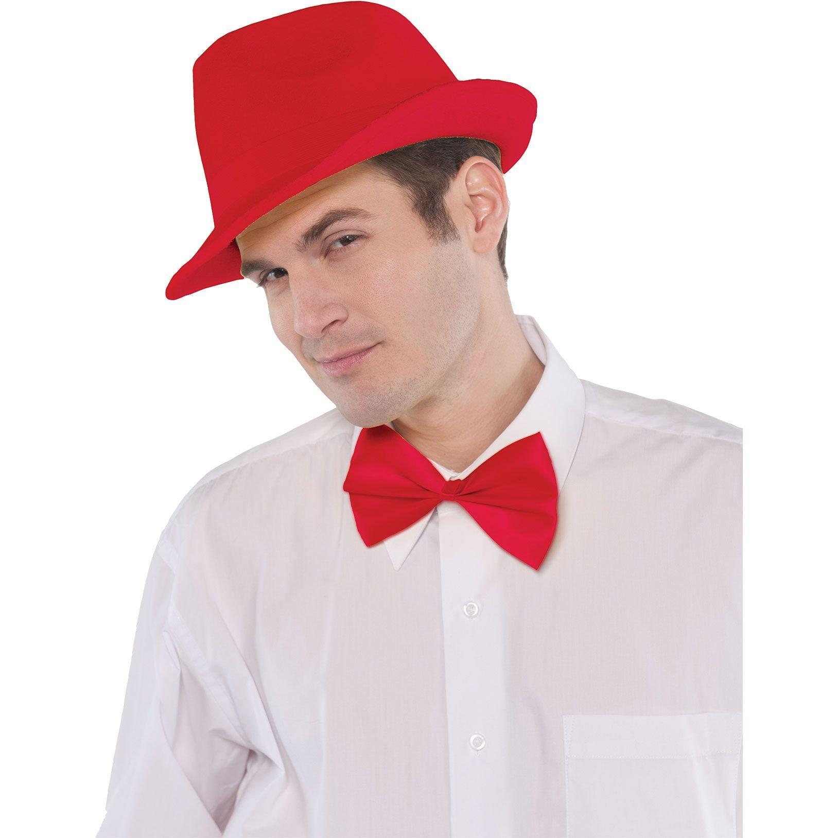 Red Bow Tie And White Shirt