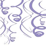 Purple Swirl Decorations 12ct