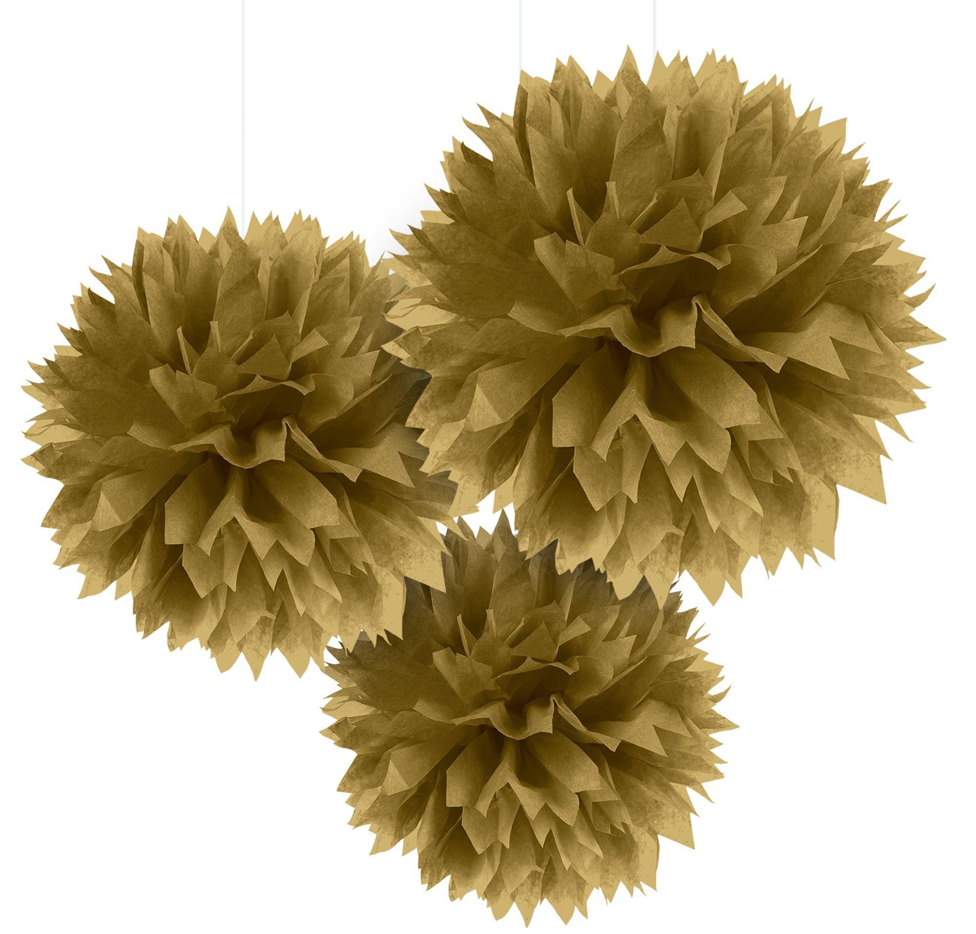 Tissue Pom Poms 3ct