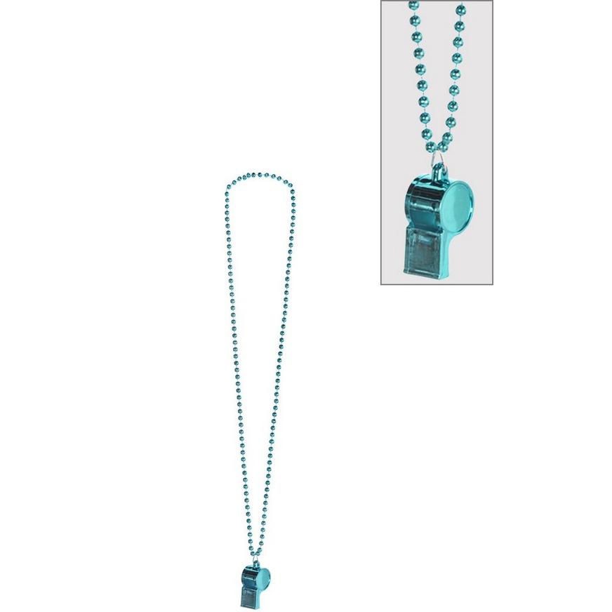 Light Blue Whistle Necklace