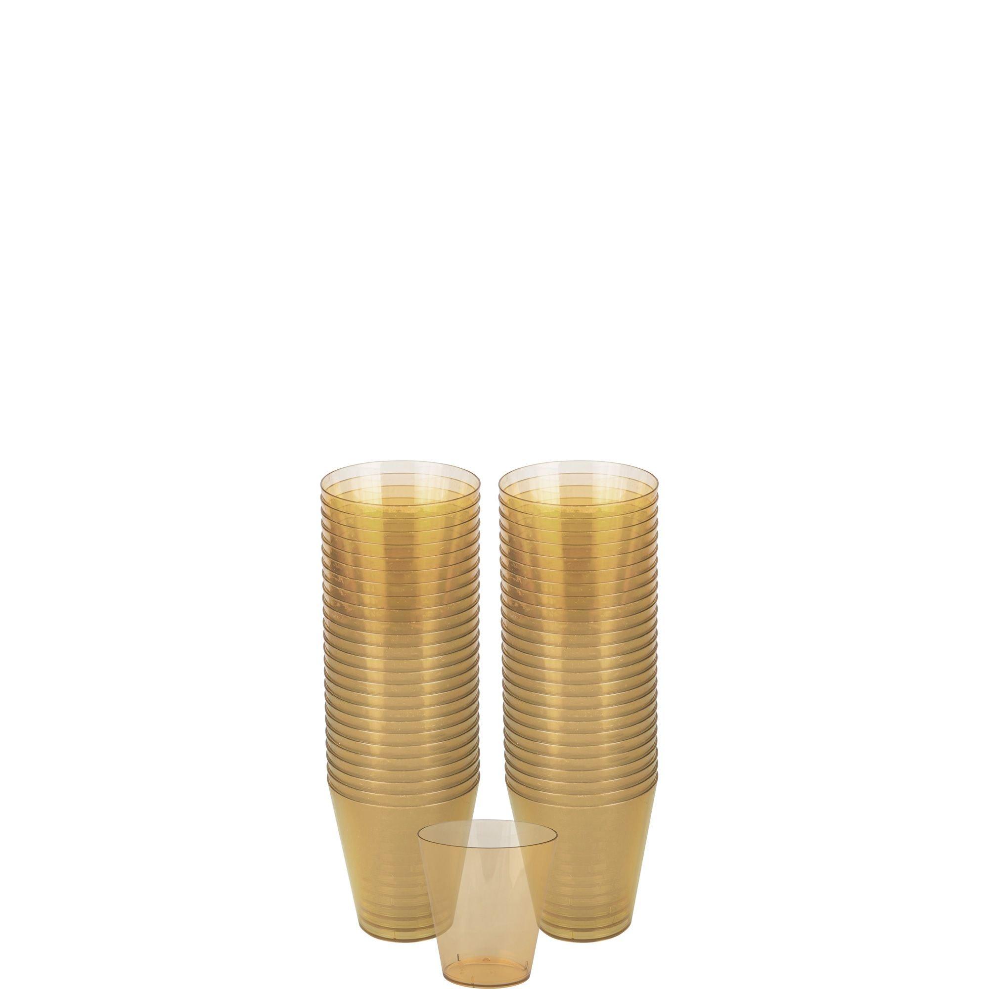 Plastic Shot Glasses, 2oz, 100ct