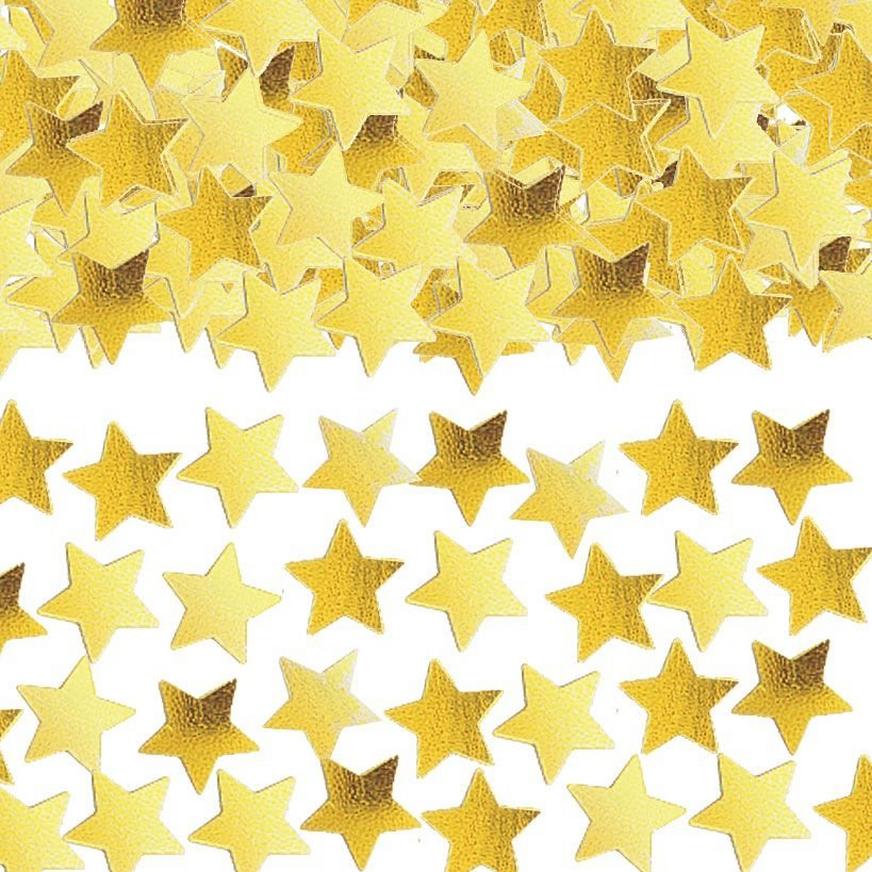 Mini Gold Star Confetti