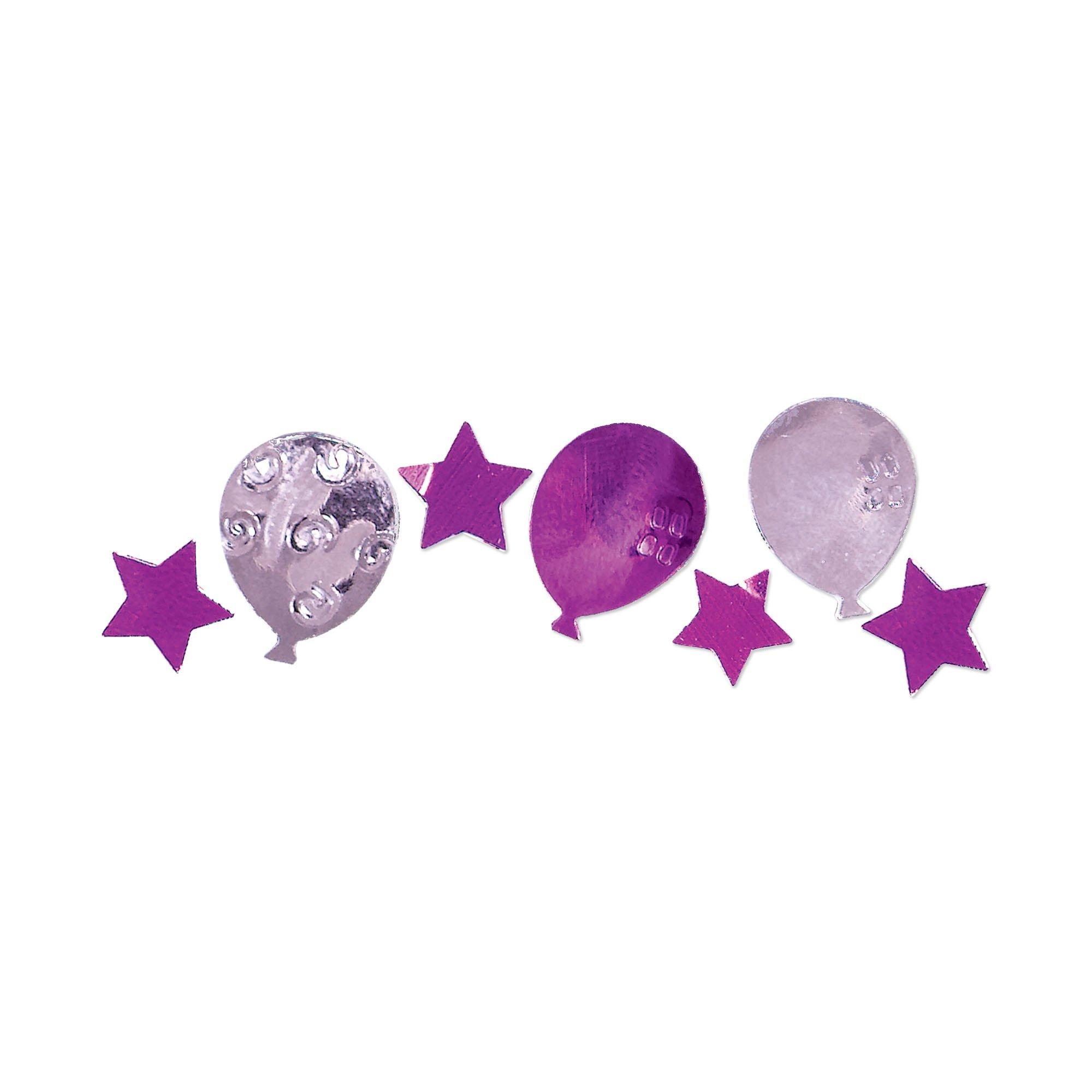 Pink & Purple Birthday Celebration Confetti, 1.2oz