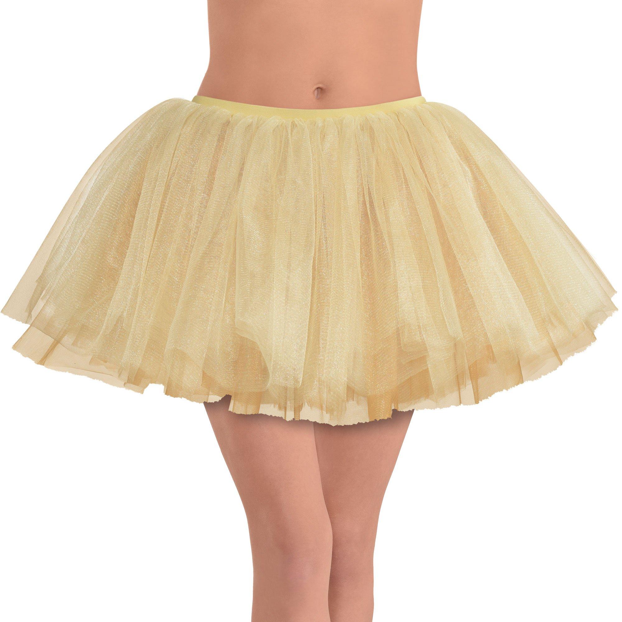 Gold Tutu 11in Party City