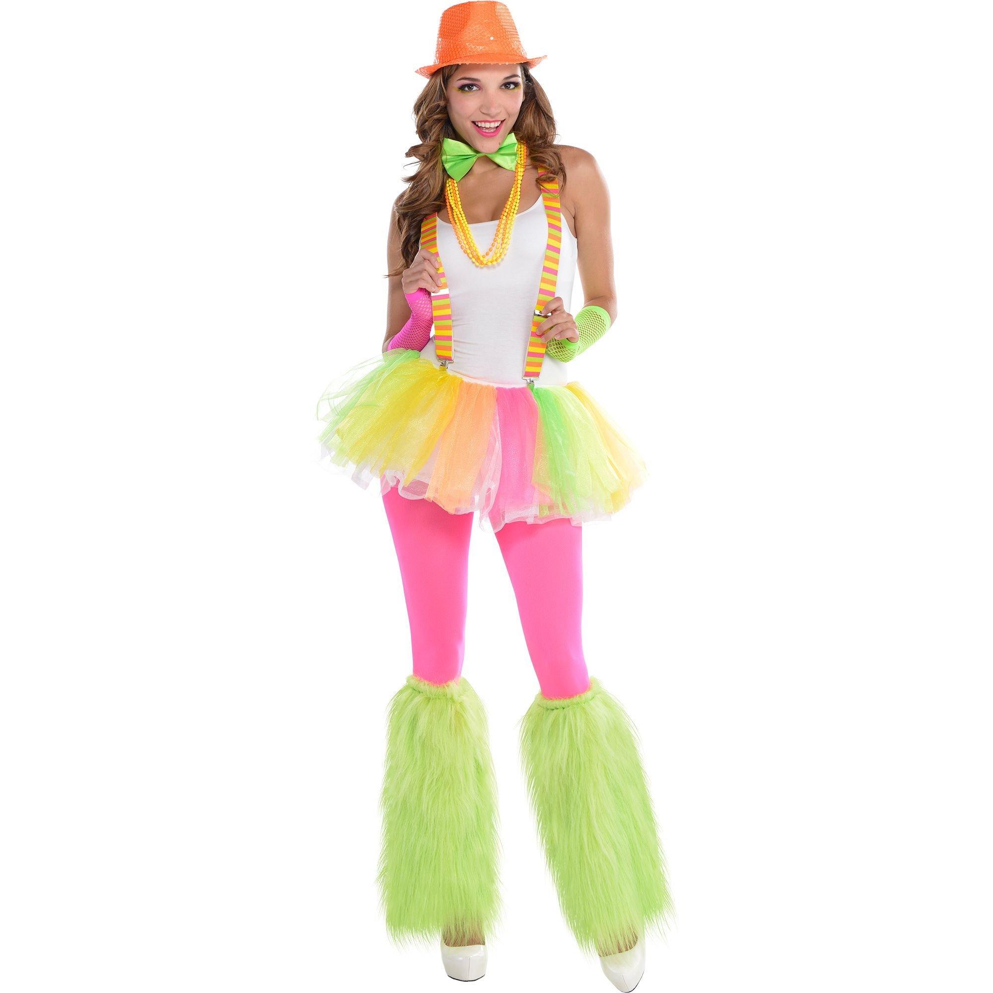 Black Light Neon Rainbow Tutu