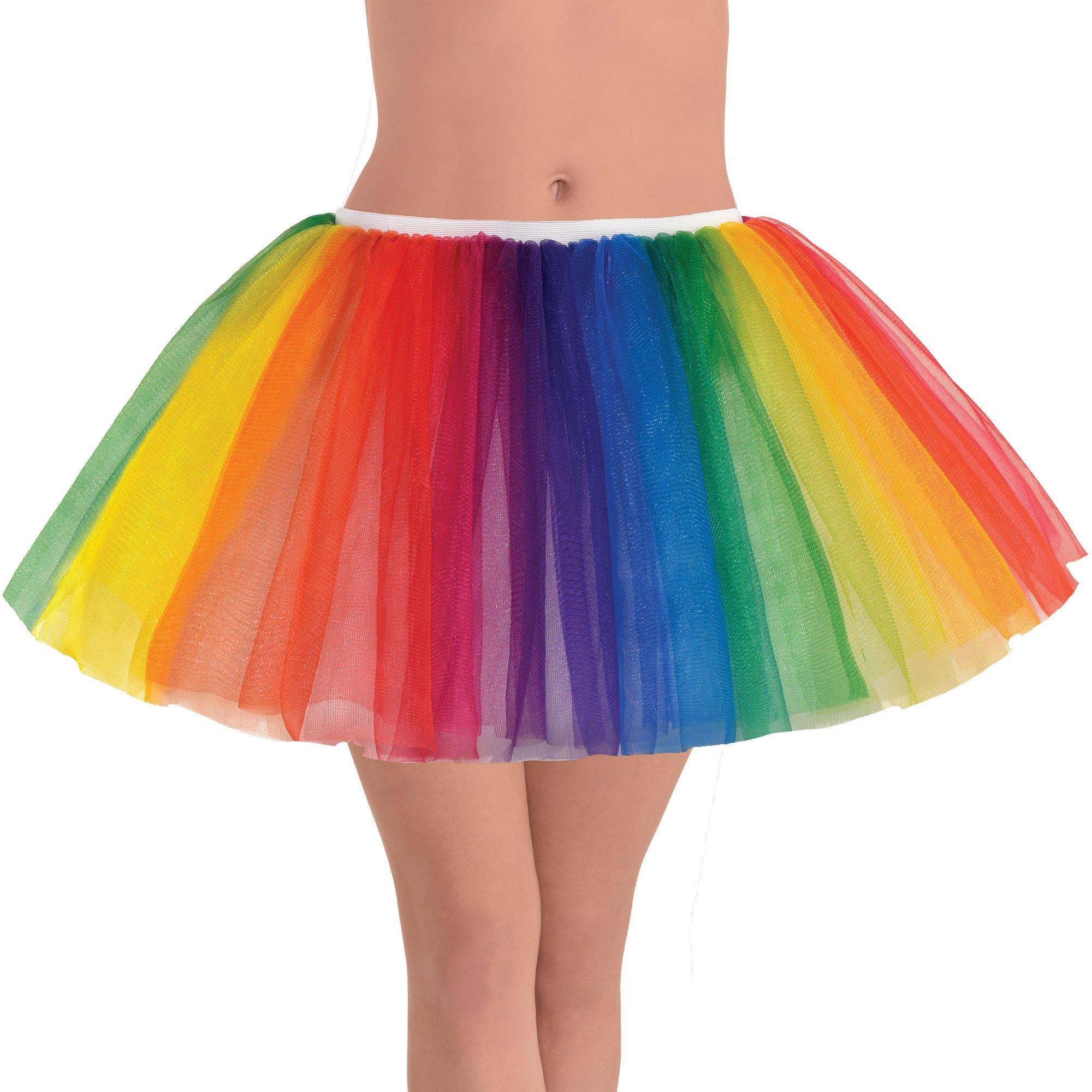 Rainbow Tutu 11in Party City