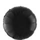Black Round Foil Balloon, 17in