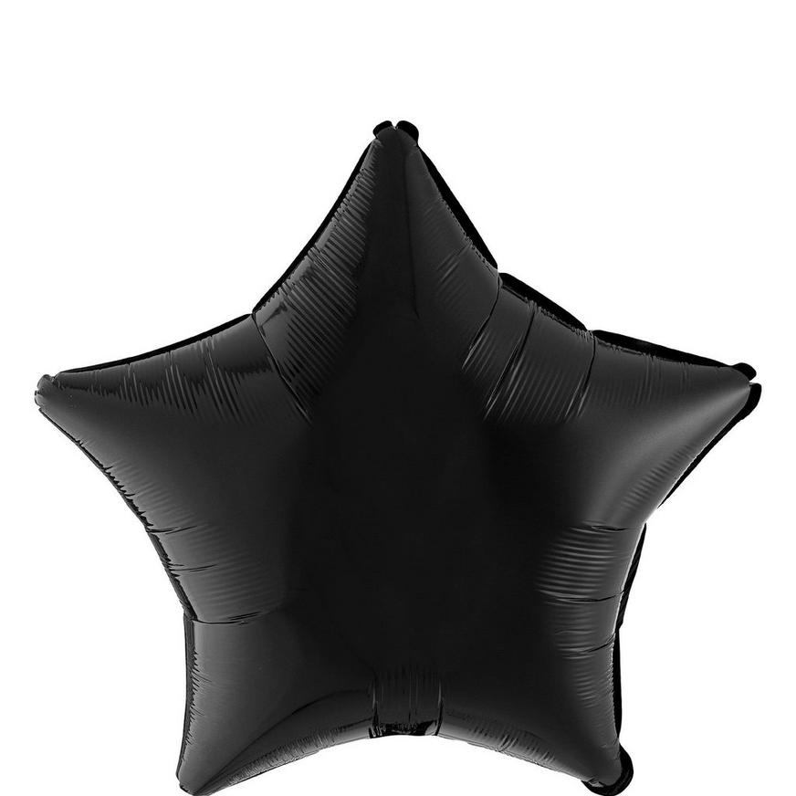Black Star Foil Balloon, 19in