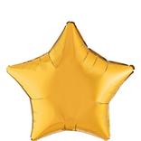 Gold Star Balloon, 19in