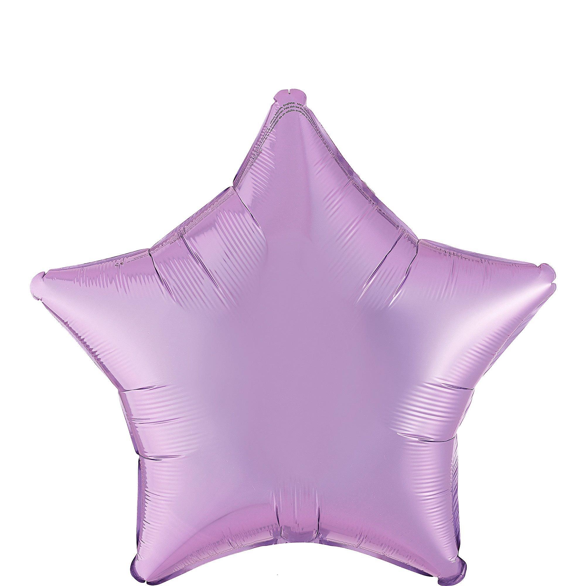 Lavender Star Foil Balloon, 19in